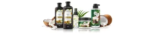 Colección de productos capilares con leche de coco de Herbal Essences