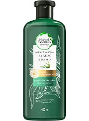 Botella de Shampoo 6X Aloe y Algas Marinas de Herbal Essences 