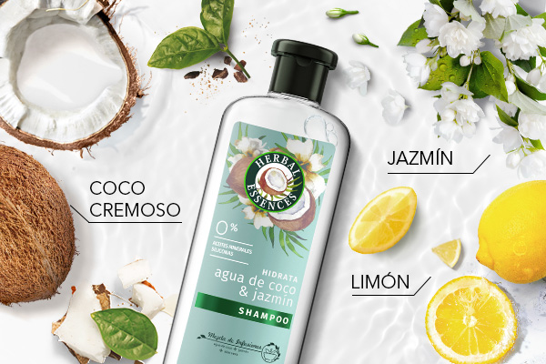 Shampoo Agua de Coco & Jazmín