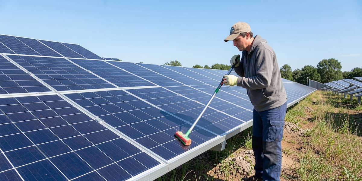 como limpiar placas solares