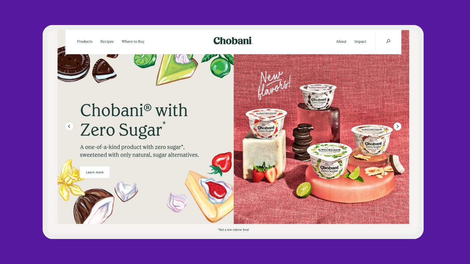 Chobani US Website