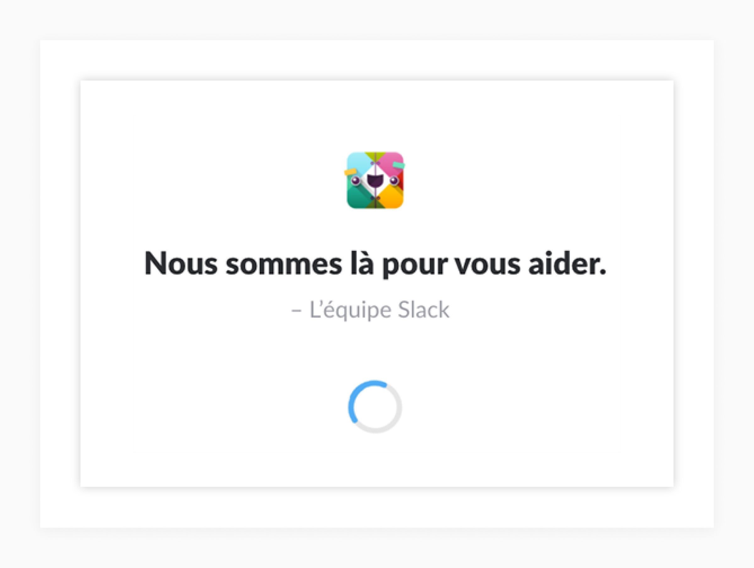 Slack French error