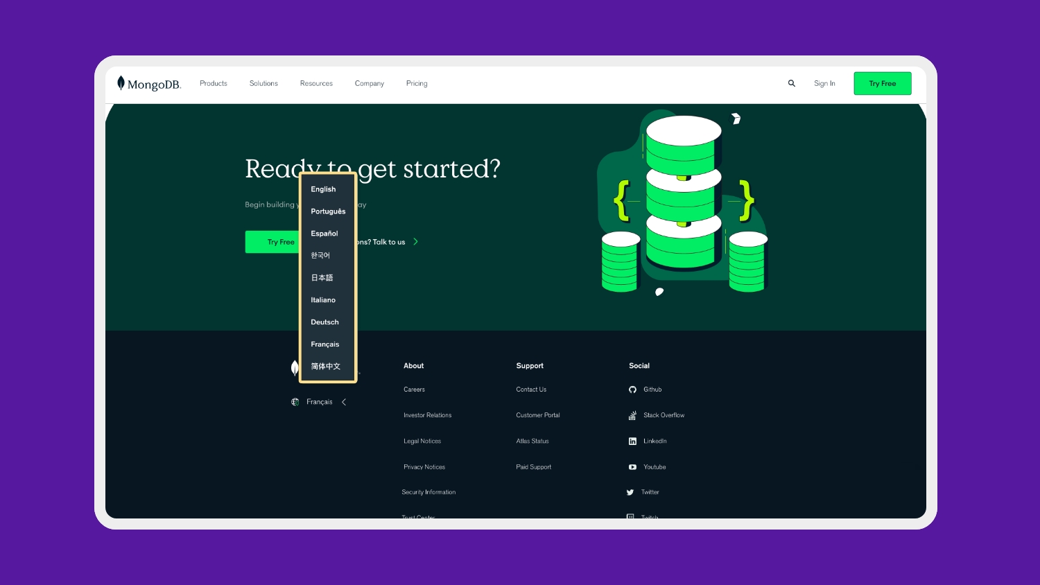 MongoDB Website