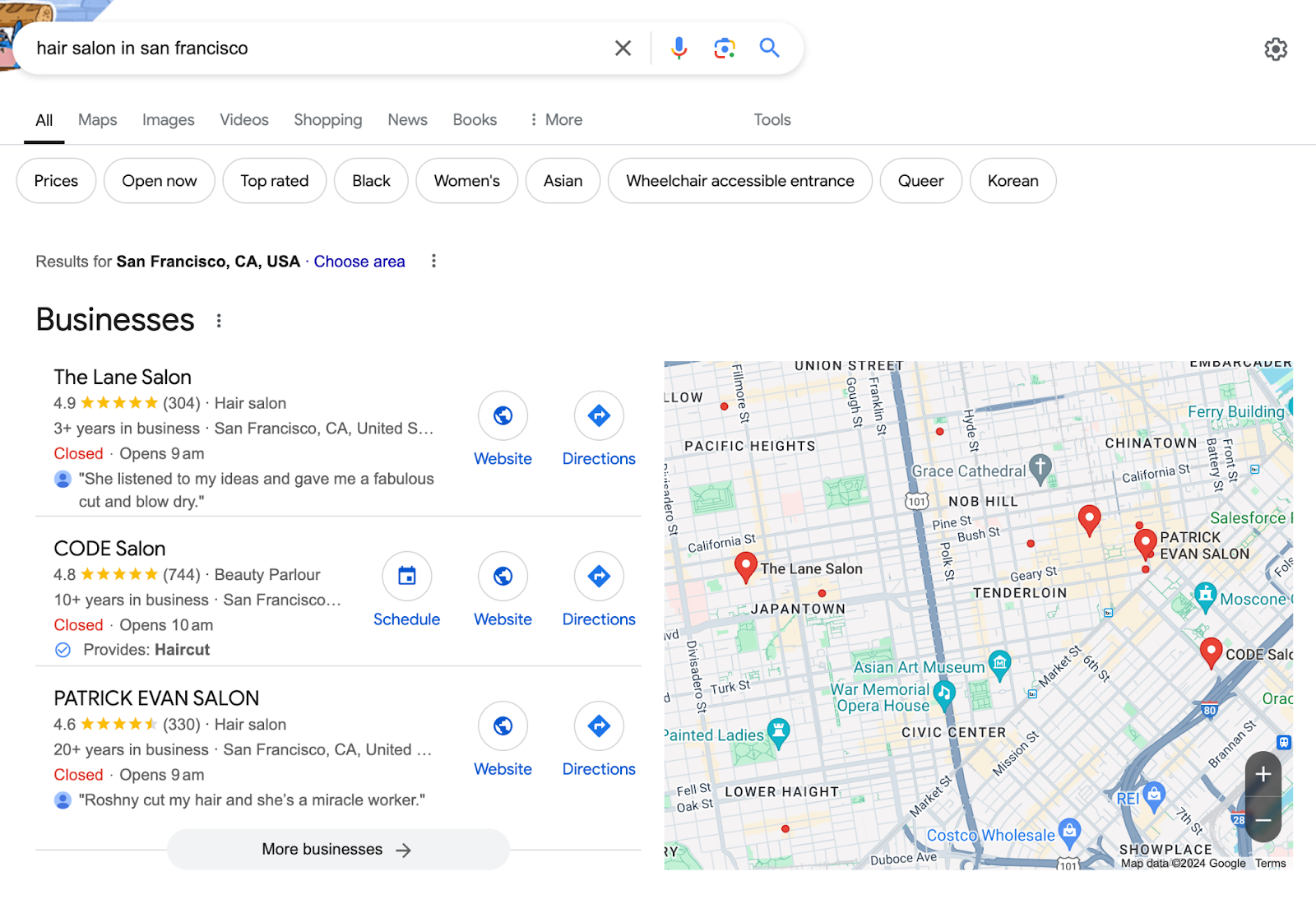 local seo example