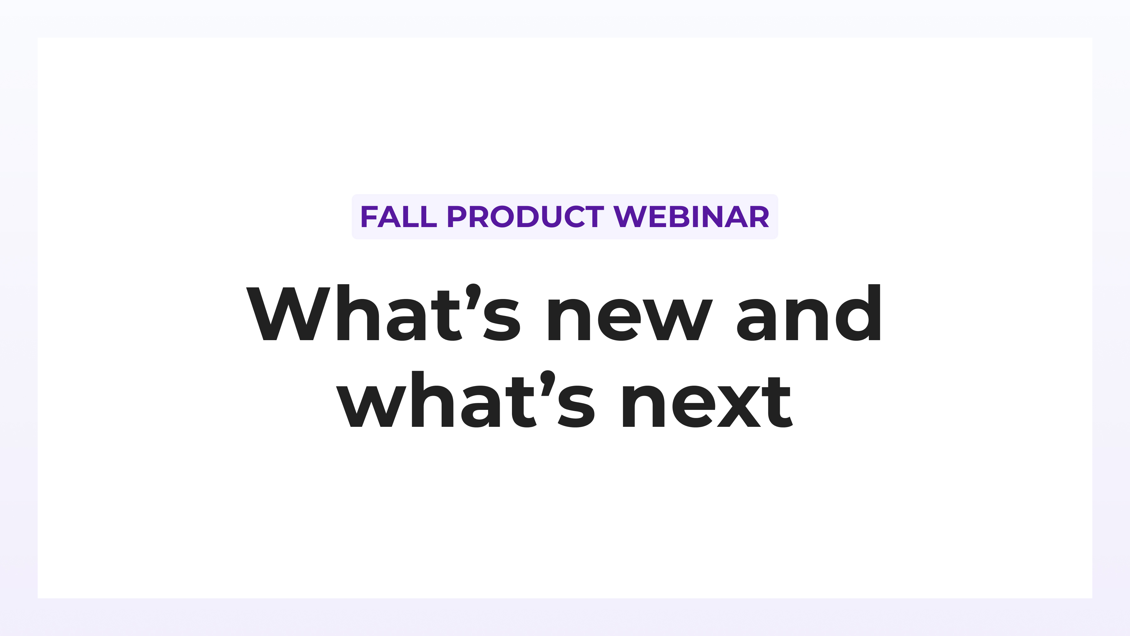 Smartling product webinar