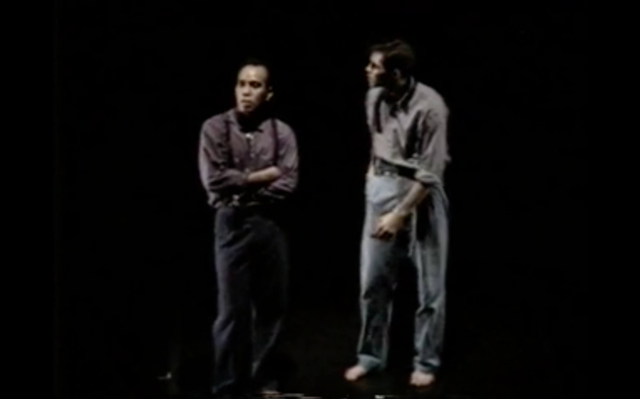 Blondell Cummings at The Kitchen, November 30–December 3, 1989. Video stills from recording of Relationships: Good and Not So Good.