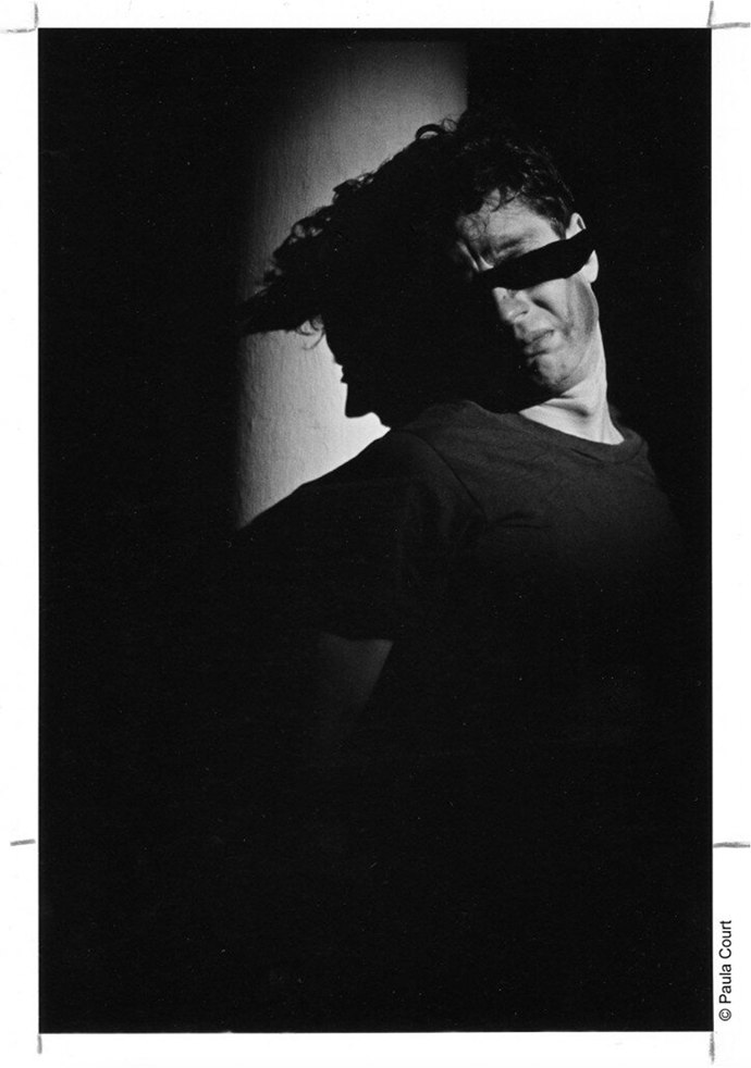 Jeff McMahon in Eric Bogosian, Men in Dark Times, 1982. Photo: © Paula Court.