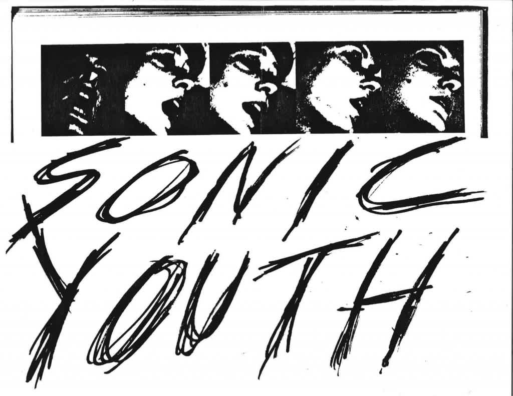 Sonic Youth flyer, 1982