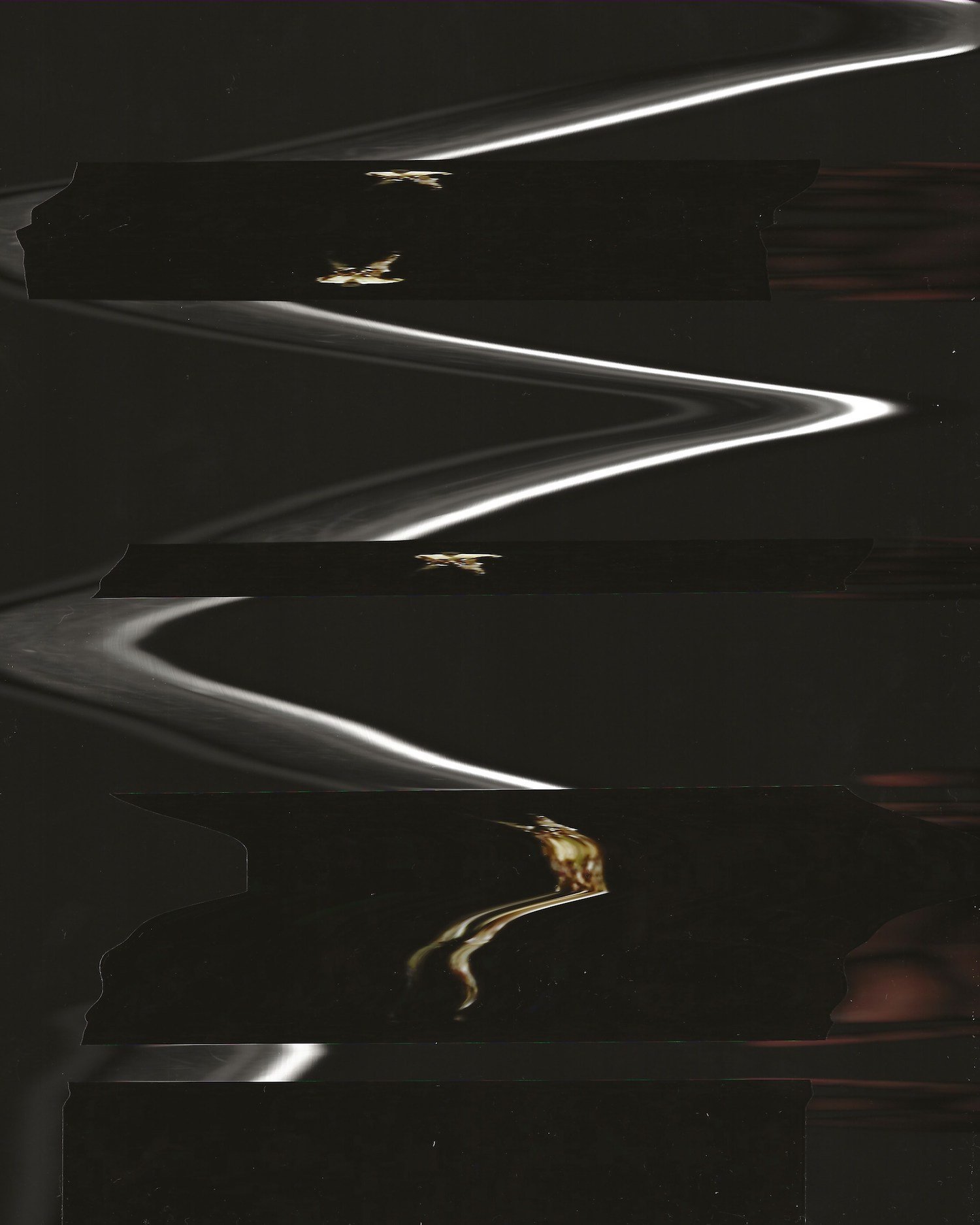 A.J. McClenon, Inspirited by For J.B. & 3B49, 2022. Collages with video stills from recording of Blondell Cummings, For J.B. and 3B49 at The Kitchen, November 30–December 3, 1989.