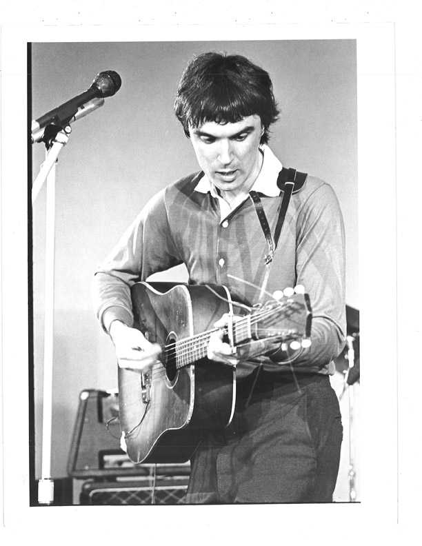 Talking Heads at The Kitchen, 1976. Photo by Mark Irvins. 