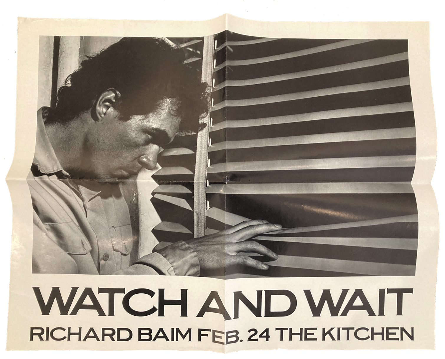 Watch and Wait, February 24, 1982. Richard Baim. Poster, 16 x 20 in. 
