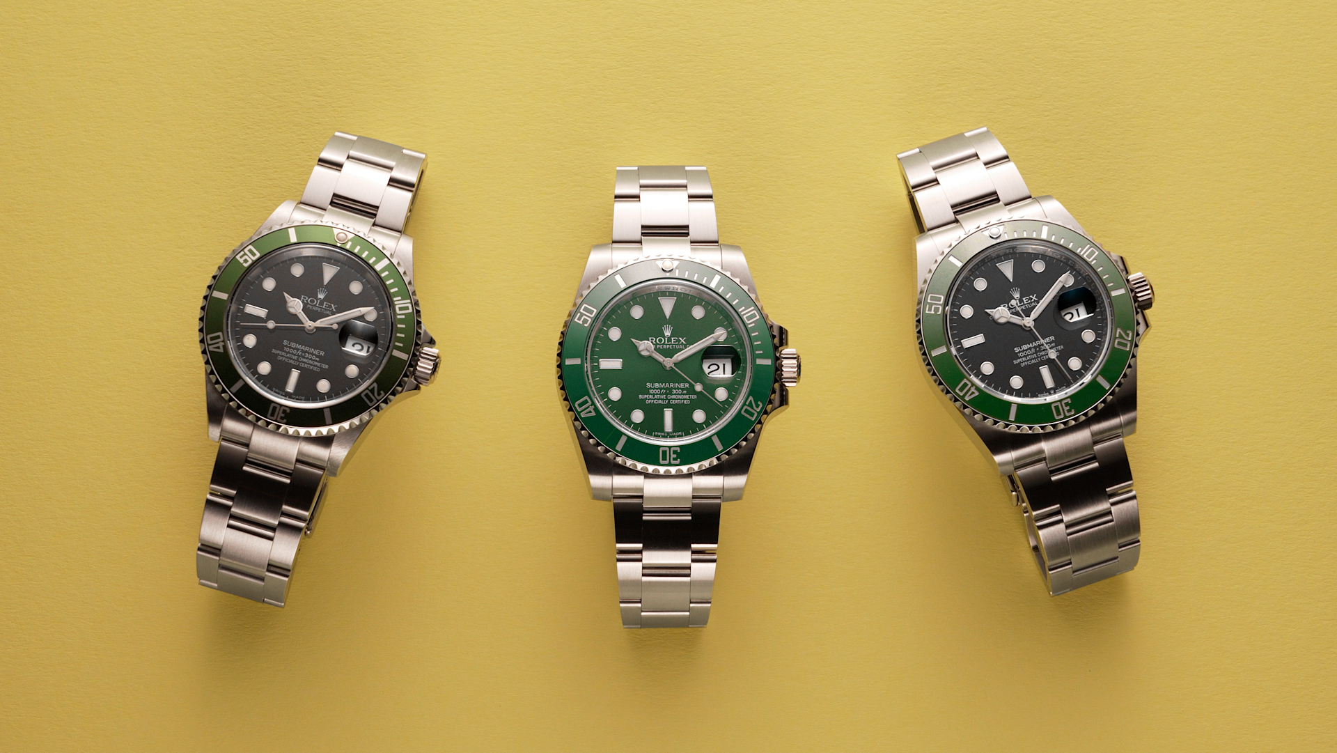 Die Grüne Evolution: Ein Blick auf die legendären Rolex Submariner