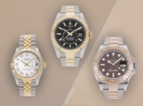 Top 3 Rolex Bicolor-Uhren bei CHRONEXT: Luxus aus Stahl und Gold