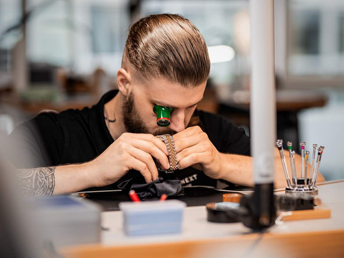 CHRONEXT Werkstattprozess: Echtheit, Qualität und Revision auf höchstem Niveau