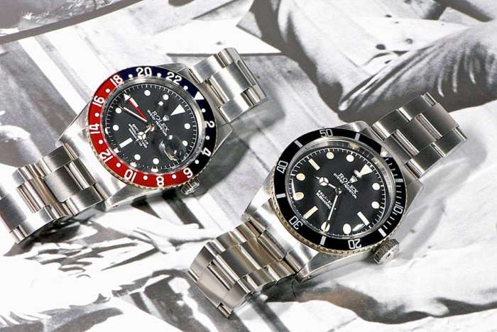 The Rolex GMT-Master “Pussy Galore” & the Rolex Submariner “James Bond” I Source: Jake’s Rolex Blog