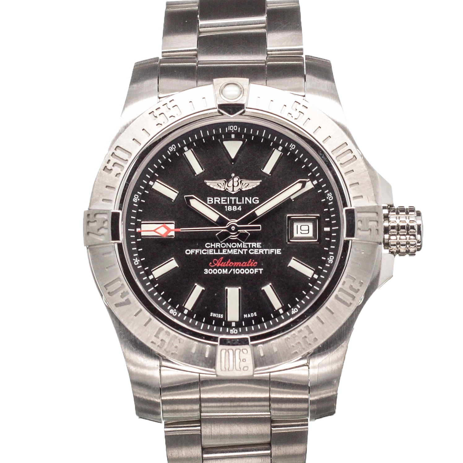 breitling chronometre officiellement certifie 1884