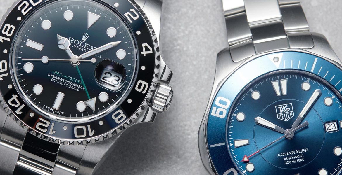 Bezel of the GMT and Diver's Watch 