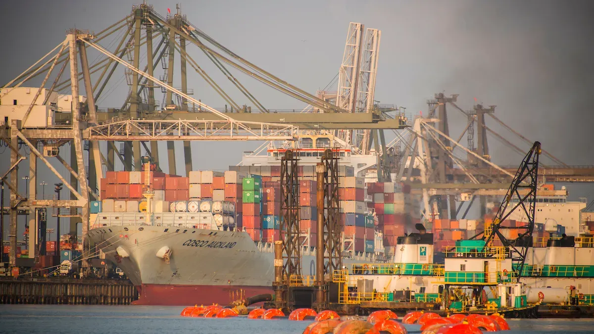 Port of Houston aerial view