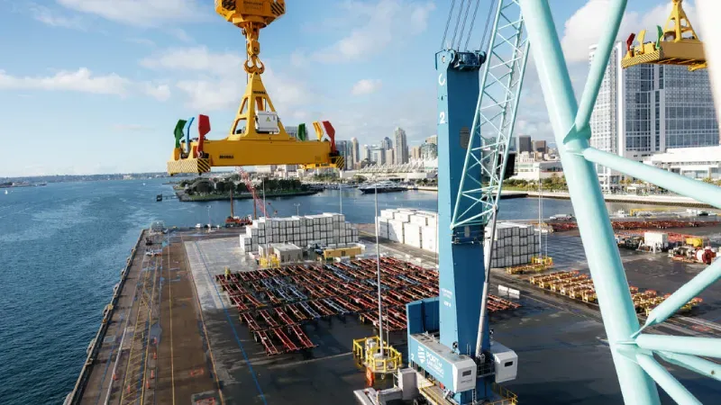 Port of San Diego aerial view