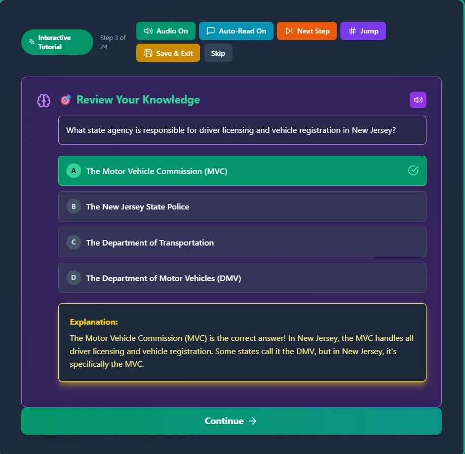 Quest of the Mind interactive lesson