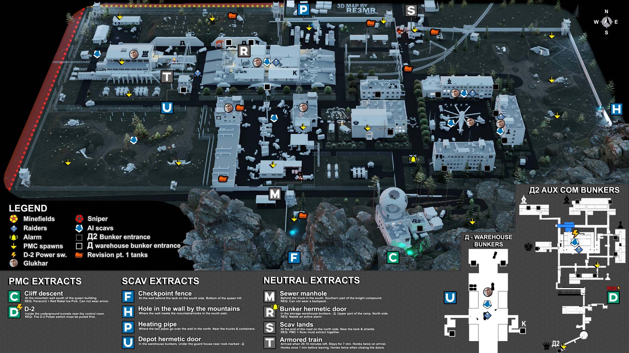 Escape from Tarkov The Ultimate Reserve Map Guide