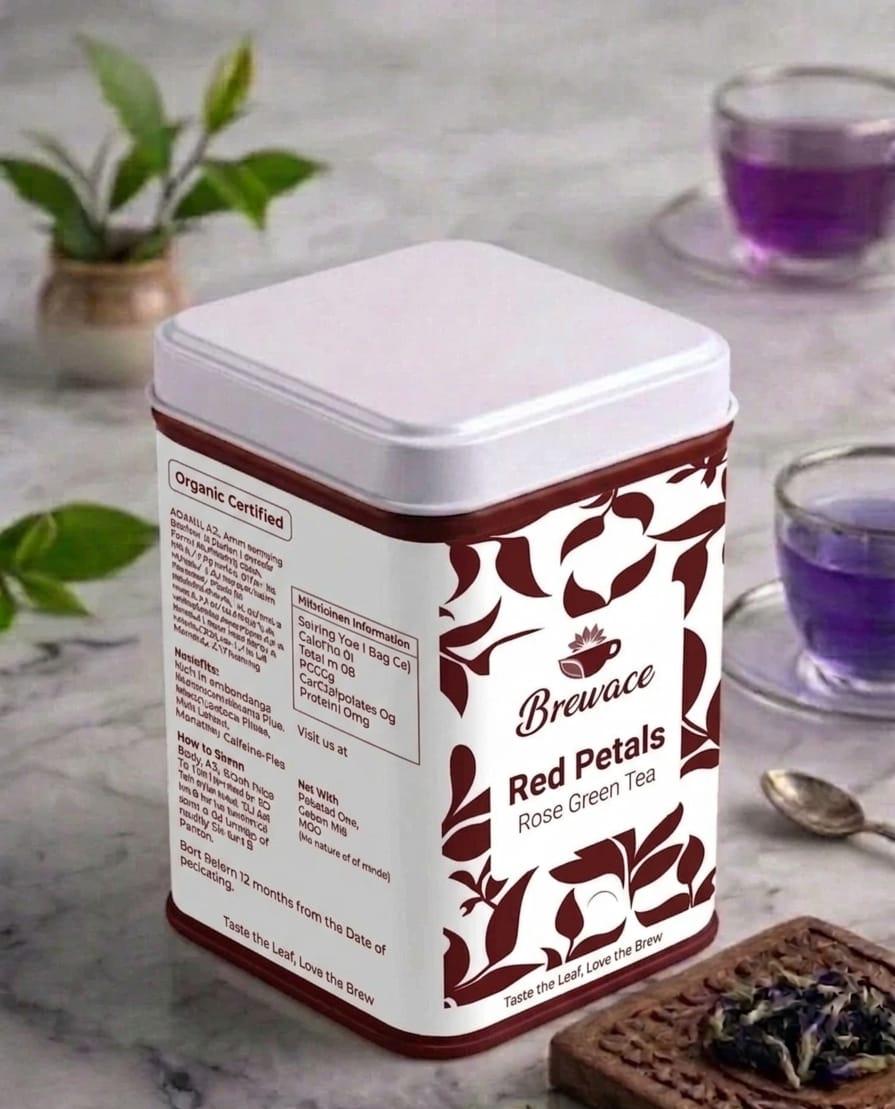 Red Petals (Rose Green Tea)