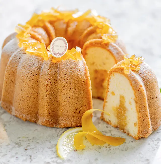 Biscuit de Savoie au citron par le Chef Julien Alvarez, Ladurée 