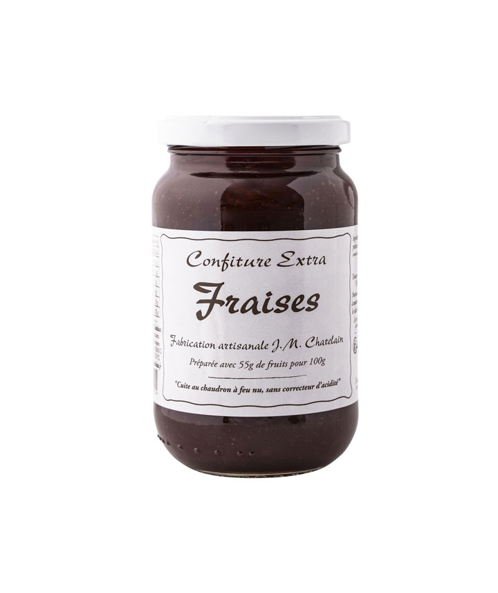 Vente en ligne de Confiture de Fraise artisanale en 250gr