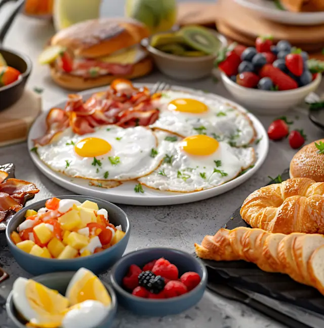 Le Brunch par Le Gourmet : Turkish eggs et granola croustillant