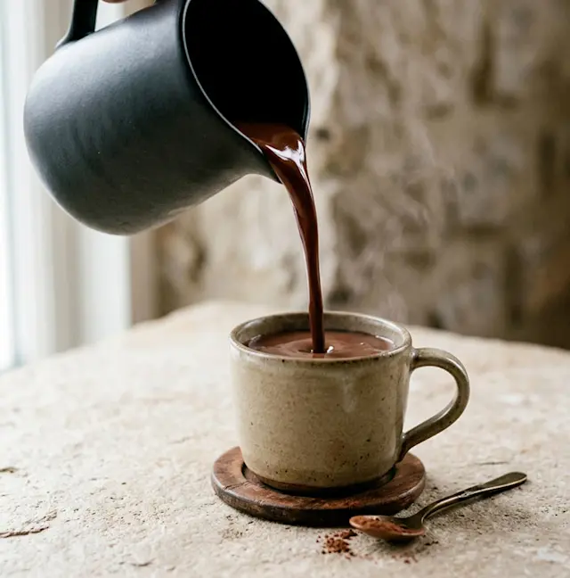 Le chocolat chaud maison, réconfort des jours doux
