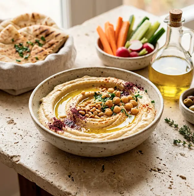 La recette du houmous : la spécialité orientale crémeuse à souhait