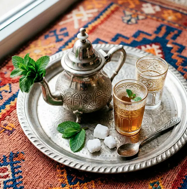 Thé à la menthe marocain : l’art d'une infusion conviviale