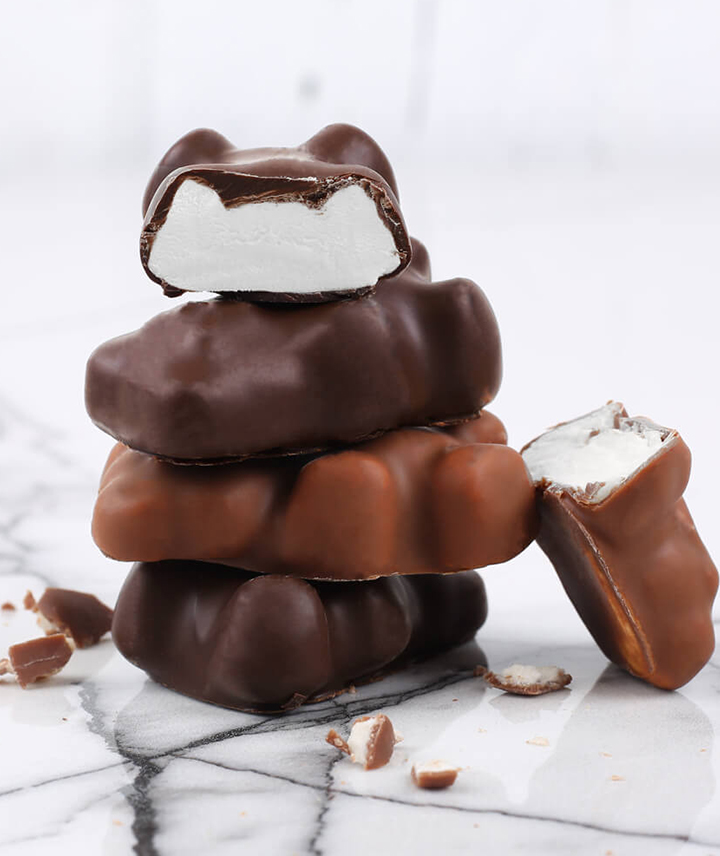 Petit Ourson guimauve chocolat au lait - Galeries Gourmandes