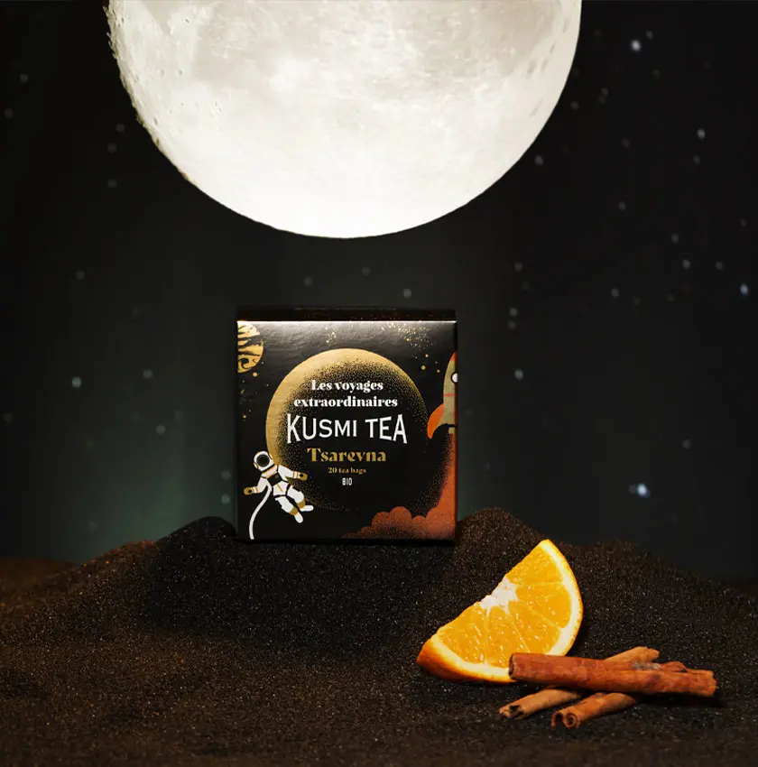 Thé Latte au Tsarevna bio Kusmi Tea – L’élégance épicée d’un hiver gourmand