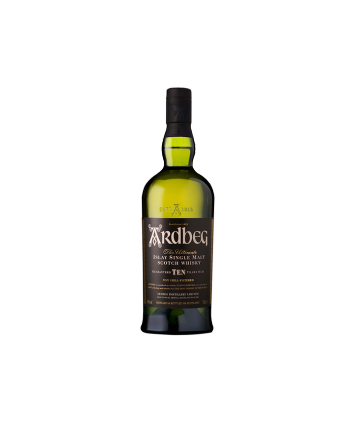 Whisky Ardbeg - Single malt 10 ans - Ile d'Islay - Ecosse La cave