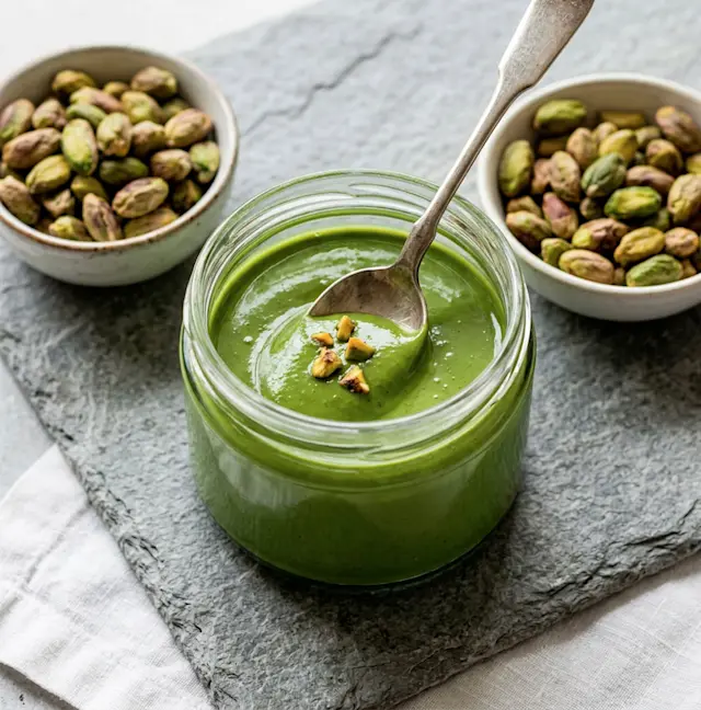 Recette de la pâte à tartiner à la pistache, gourmandise verte