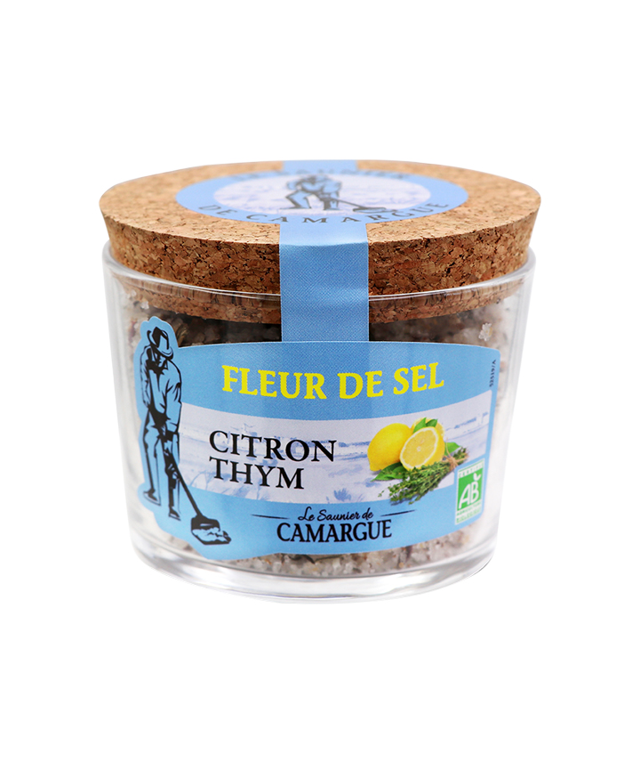 Fleur de sel thym et citron Le saunier de camargue Galeries Lafayette