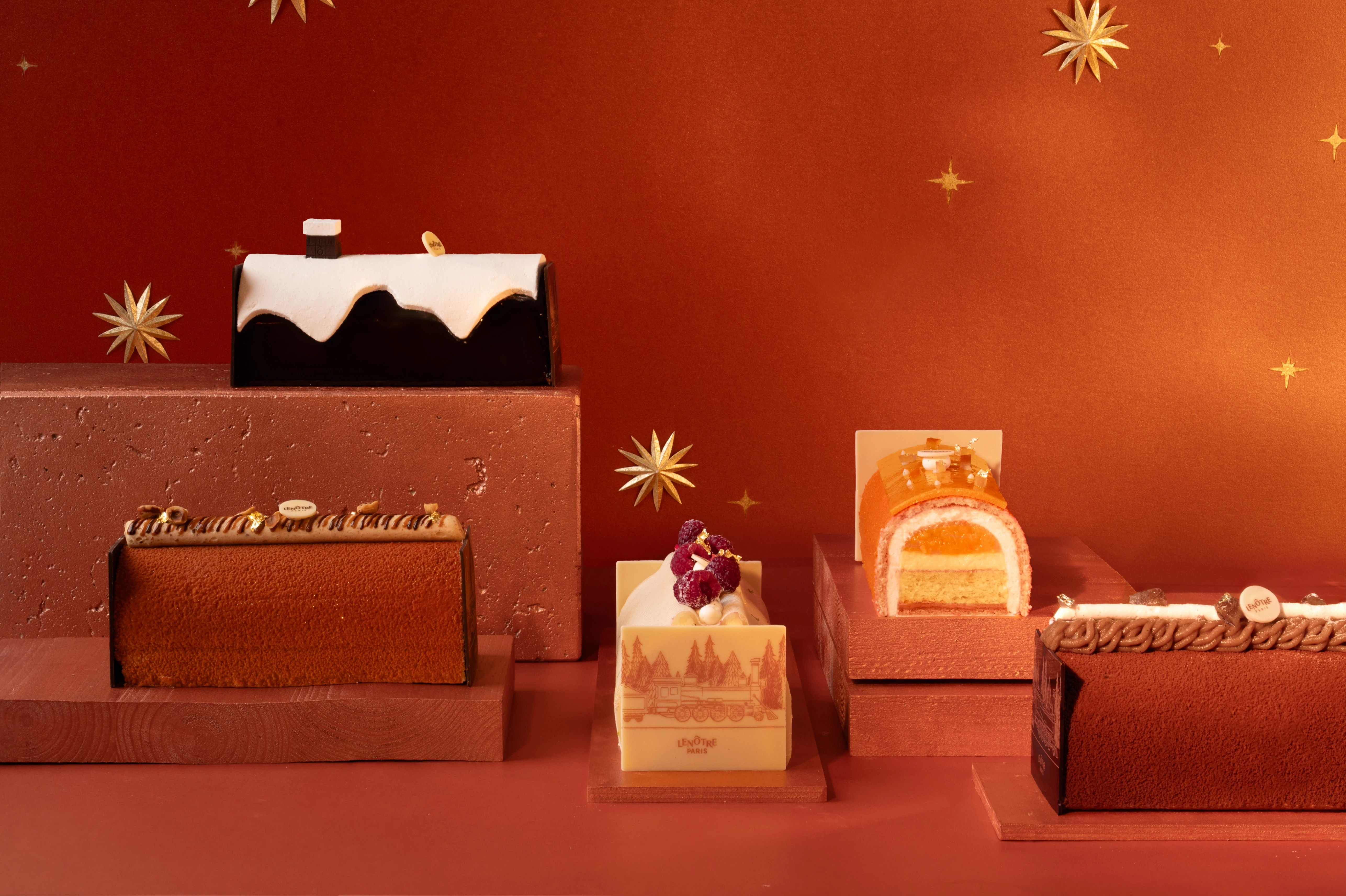 Bûches pâtissières