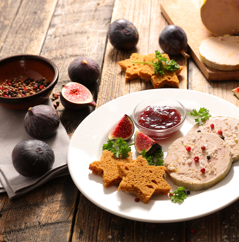 Panier garni cadeau découverte du foie gras - Idéal pour les fêtes