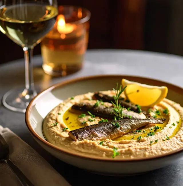 Le houmous de patate douce aux truites EL TATO