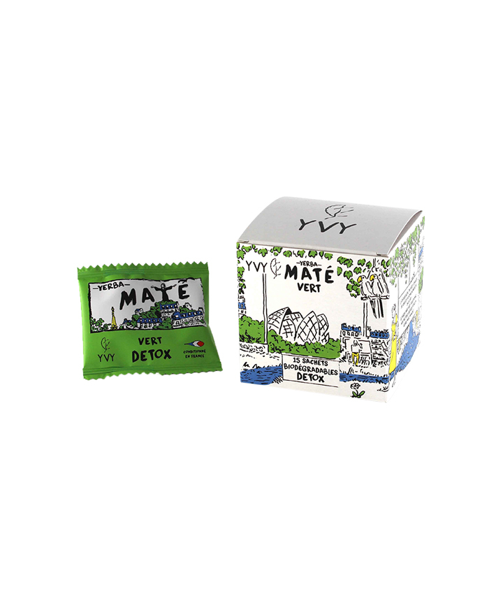 Boîte maté vert bio Yvy Maté - 100 g : Thés bio YVY MATÉ