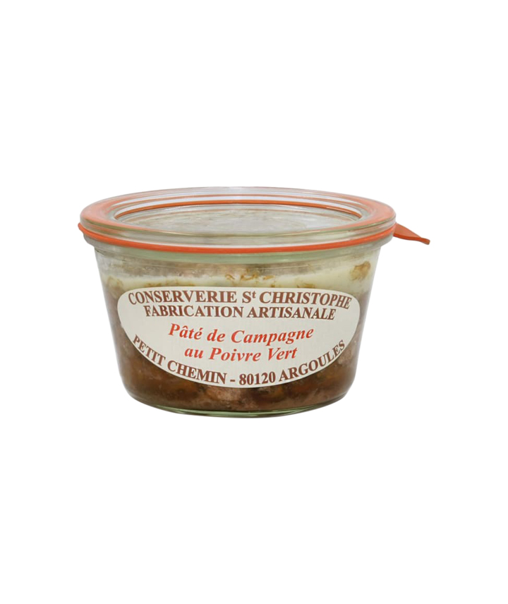 Pâté de campagne au poivre vert Conserverie saint christophe Galeries