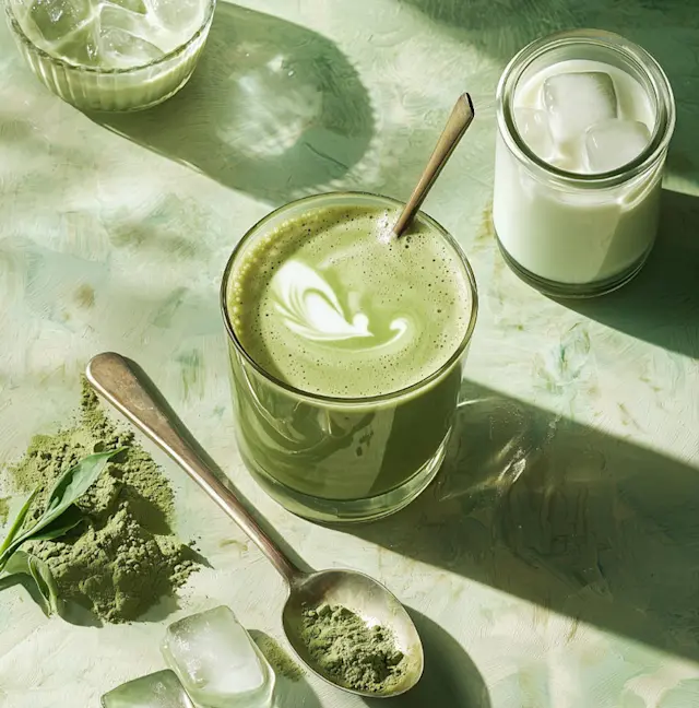 L'incontournable Iced Matcha au lait de pistache 