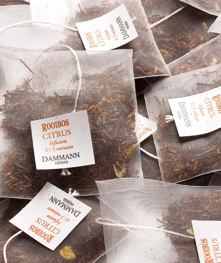 DAMMANN FRERES - CARCADET SAMBA Fruit Infusion - 24 Wrapped Crystal Tea Bags