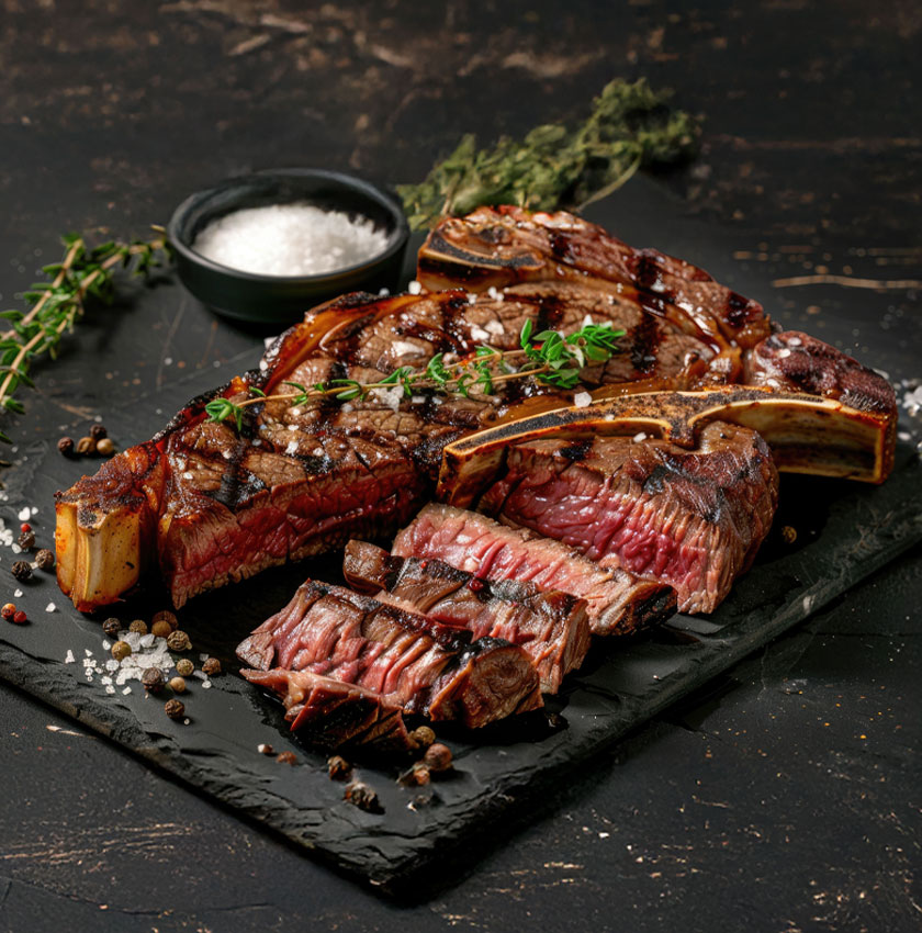 Recette de T-bone de bœuf maturé par Maison Le Bourdonnec