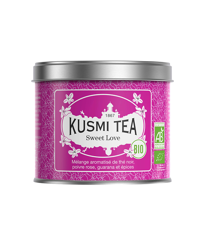 Kusmi Tea - Coffret de 5 Miniatures Les Bien-Être + Pince à Thé