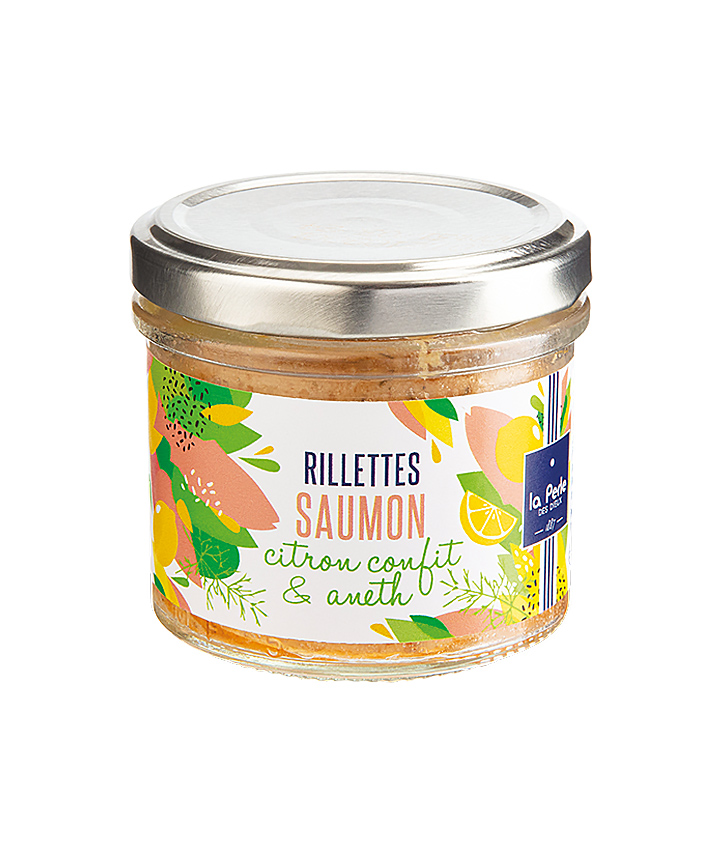 Rillettes De Saumon Aux Citrons Confits Et Aneth La Perle Des Dieux ...