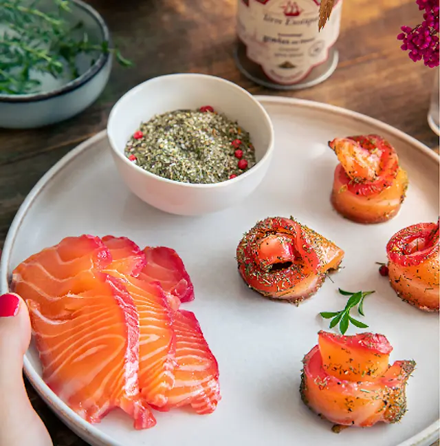 Le saumon gravlax par Terre Exotique