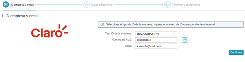 Registro empresa