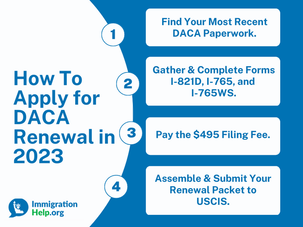 2023 Daca Renewal Form Printable Forms Free Online 